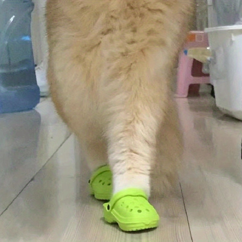 2pcs/set Breathable And Comfortable Pet Shoes - Perfect Gift For Your Cute Puppy - Candy Color Doggy Boots For Summer