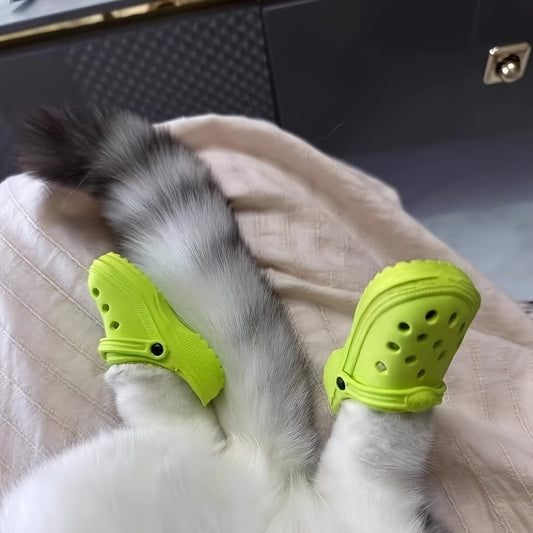 2pcs/set Breathable And Comfortable Pet Shoes - Perfect Gift For Your Cute Puppy - Candy Color Doggy Boots For Summer