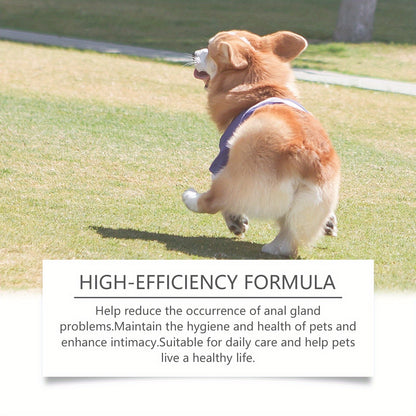 2pcs Dog Anal Gland Odor Removal Spray - Deep Cleaning, Non-Irritating & Safe for Sensitive Light Beige, 2oz Each, Fresh Scent, Gentle Formula for All Dog Breeds & Sizes, Post-Procedure Care, Easy Spray Bottle, Safe for Pets,