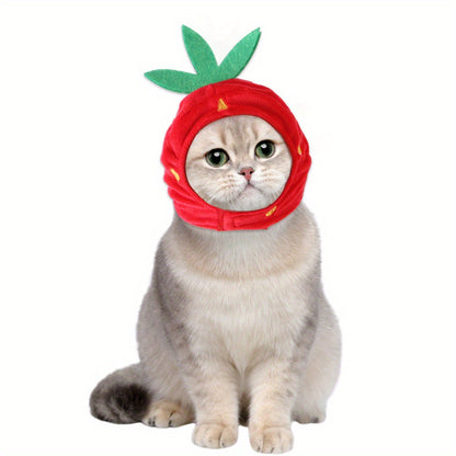 Cute Animals Shaped Cat Hat, Warm Pet Costume For Dog & Cat, Pet Party Supplies