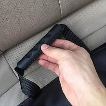 Foldable Dog Kennel for Cars - Heavy-Duty Pet Carrier Crate with Safety Belt System, Secure Locking Doors & Cushioned Interior - Heavy-Duty Fabric Construction, Foldable Design for SUVs, Sedans, Trucks - Travel Crate for Smal