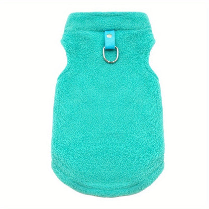 Tailoredtrend, Cozy Fleece Dog Vest - Thick, Solid Color Pet Apparel for Small to Medium Cats & Dogs, Hand Wash Only - Perfect for Fall/Winter