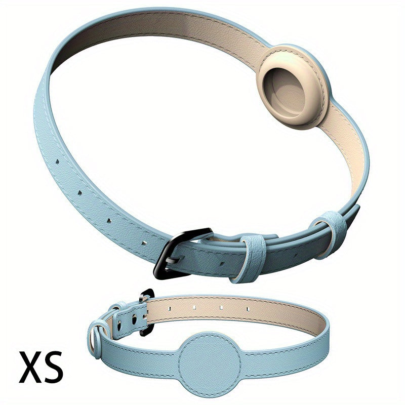 Dog Collar For Airtag Protective Tracker, Waterproof Pet Dog Anti-lost Positioning Silicone PU Collar Anti-lost Pet Cat Dog Collar