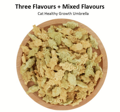 Cat Biscuits Salmon Snacks Chicken Tuna Multiplicity Nutrition Health Easy To Eat Digest Crispy Catnip Fish Biscuits Pet Snacks Cat Snacks Pet Food