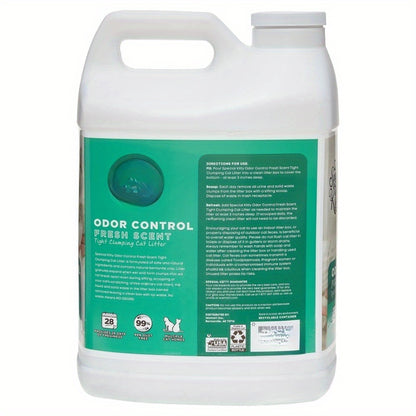 2-Pack Special Kitty Scoopable Tight Clumping Cat Litter, 20 lb Each - 99% Dust-Free, Long-Lasting Fresh-Scented Odor Control with 20% More Clumping Power, Includes Handle & See-Through Window, Recyclable Plastic, Great for M