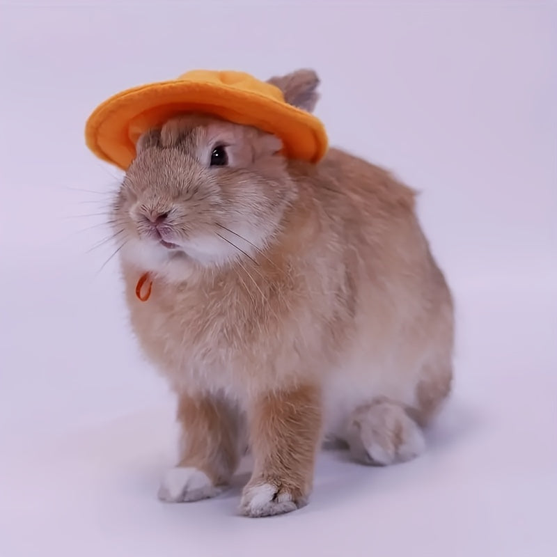 Cute Solid Color Pet Rabbit Hat Cat Dress Headgear Funny Small Pet Photo Props