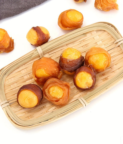 Dog cat pet snacks chicken duck meat package egg yolk beauty hair bright hair nourishing tear stains dog food companion
