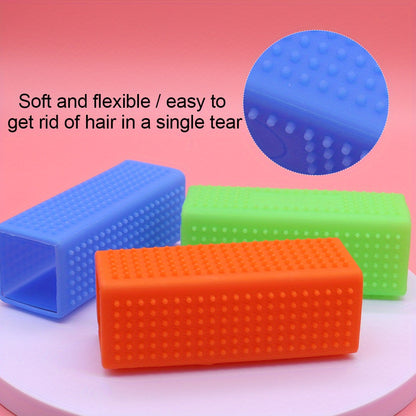 Rubber Pet Hair Remover Brush - Instantly Eliminates Pet Hair From Cars, Furniture & Carpets - For Pet Owners - Effective & Easy to Use - Great Gift for Pet Lovers