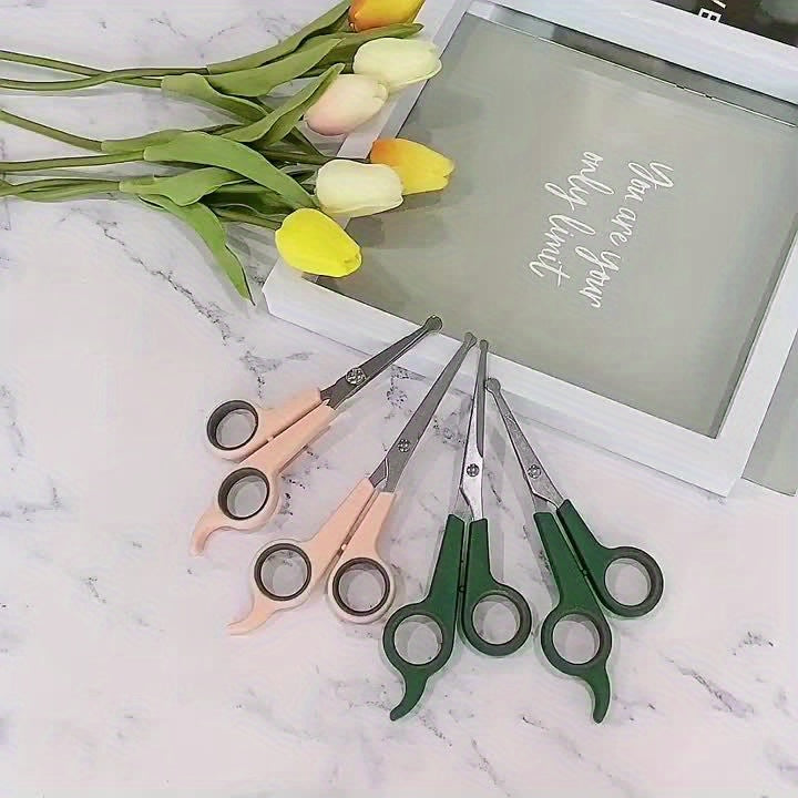 Premium Pet Grooming Scissors - Sharp, Durable, and Comfortable Professional Shears for Safe and Easy Dog and Cat Grooming - Ideal for Trimming, Clipping, and Shaping Fur