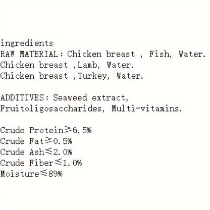 Canned dog canned cat canned pet snacks canned 400g shredded chicken frozen canned high meat containing cats and dogs