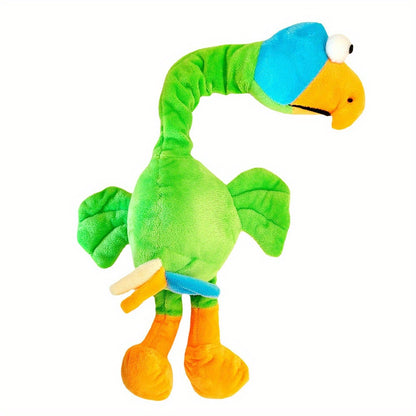 1pc Adorable Bird-Shaped Interactive Pet Toy - Soft Squeaky Plush Design for Grinding Teeth, Chewing, and Playing - Durable Dog Supply for Fun and Exercise