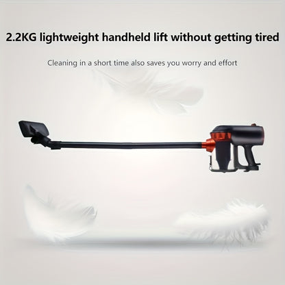 Four-in-One 600W 110V 18KPa Lightweight Handheld Rod Vacuum Cleaner - Portable, Low Noise, Pet Hair and Hard Floor Friendly, Suitable for Carpets, with Aspirating Function