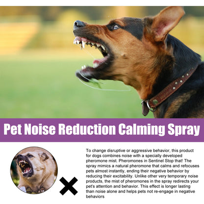 3-Pack 5.07oz Pet Noise Reducing Spray, Natural Plant Extract, Can Quickly Relieve Dog Anxiety, Say Goodbye to Barking And Disorderly Movement, And Use Chamomilelavenderpure Water Golden Formula to Soothe The Mood And Instant