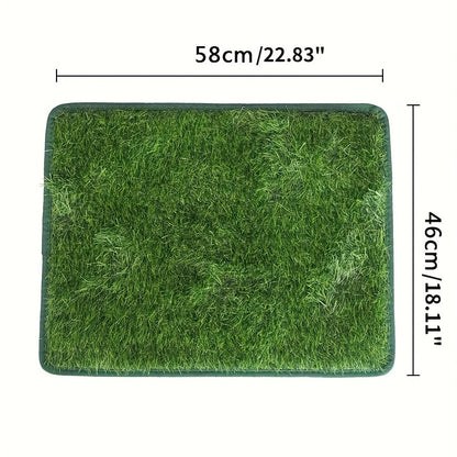 Ultimate Washable Dog Grass Mat - Reusable, Odor-Control Artificial Lawn for Pet Training, Easy-Clean Pee Pad with Non-Slip Backing, Perfect for Indoor or Outdoor Use