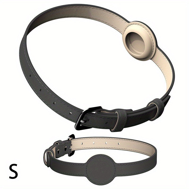 Dog Collar For Airtag Protective Tracker, Waterproof Pet Dog Anti-lost Positioning Silicone PU Collar Anti-lost Pet Cat Dog Collar
