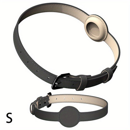 Dog Collar For Airtag Protective Tracker, Waterproof Pet Dog Anti-lost Positioning Silicone PU Collar Anti-lost Pet Cat Dog Collar