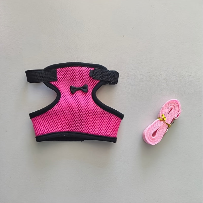 New Chicken Chest Harness Adjustable Chicken Leash Comfortable Breathable Elastic Chicken Vest for Poultry Pet Training Supplies