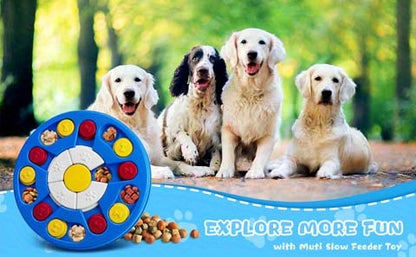 WINGPET 1pc Pet Puzzle Toy Slow Feeder Bowl For Dog & Cat, Interactive Dog Toy For Treats Training