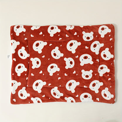 Quilted Luxury Dog Sleep Mat - Ultra-Soft & Warm, Washable for Autumn/Winter - Perfect Thickened Cushion for Pet Crates - Durable & Easy Care - Suitable for Small to Large Breeds