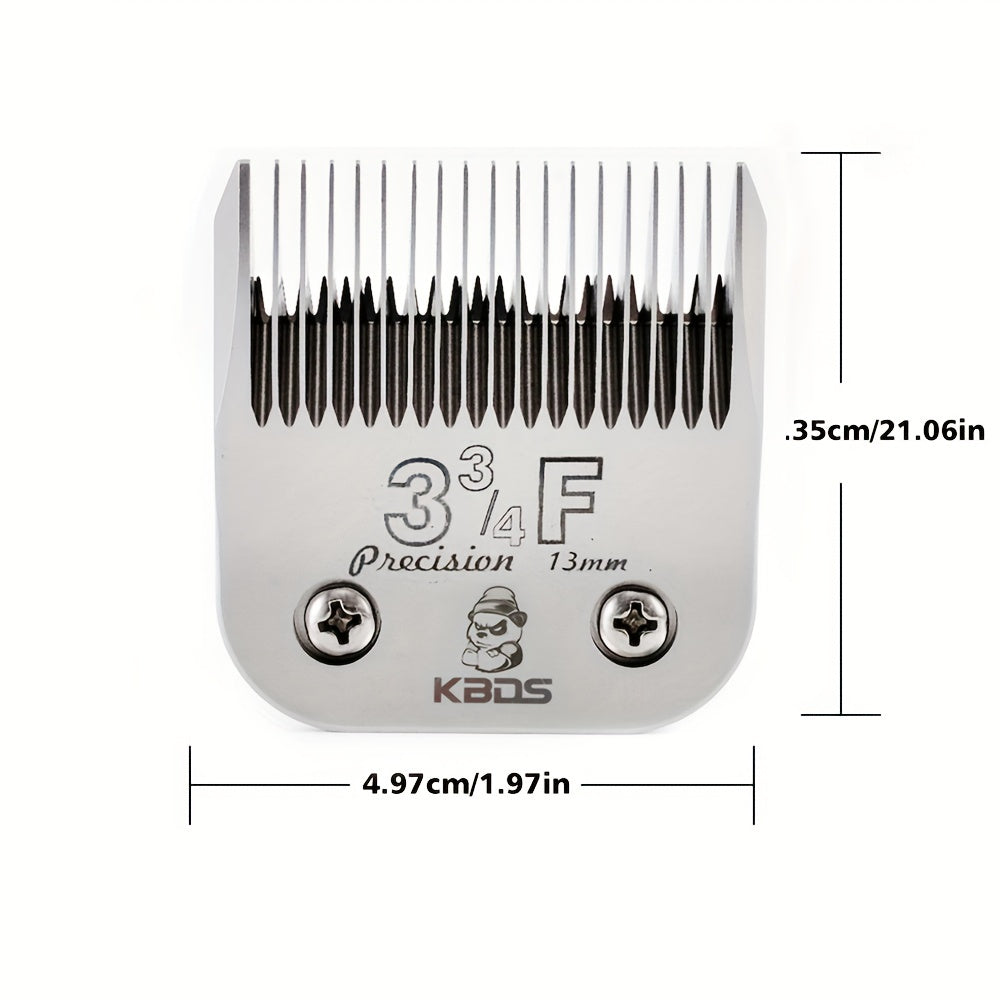 4-Pack Professional Ceramic Detachable Blades - Compatible with Andis, Oster A5, Wahl KM10 Series Clippers, KBDS Size 10/7F/5F/4F, Cut Length 1/16"(1.5mm) to 3/8"(9.5mm) for Pet Dog Grooming