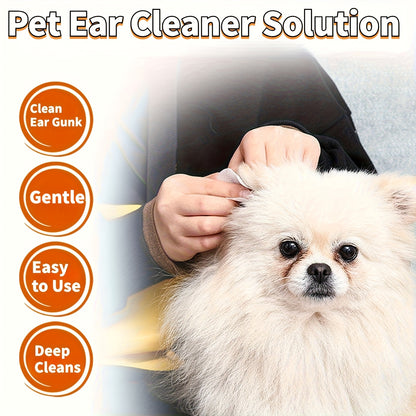 130pcs Pet Cleaning Wipes for Cats & Dogs - Gentle Eye & Ear Care, Removes Tear Stains & Earwax, Safe for All Breeds, Easy to Use, Promotes Healthy Light, Pet Grooming Essentials, Pet Grooming Supplies, Sleek Packaging, Durab