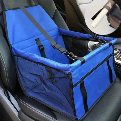 Pet Car Booster Seat For Dog Cat Portable And Breathable Bag With Seat Belt Dog Carrier Safety Stable For Travel Look Out With Clip On Leash With PVC Tube Christmas Gift