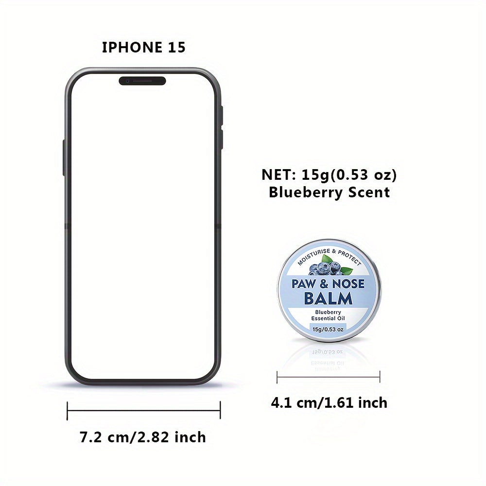 Soothing Dog Paw & Nose Balm - Aluminum Tin, Battery-Free, Pet Care Essentials