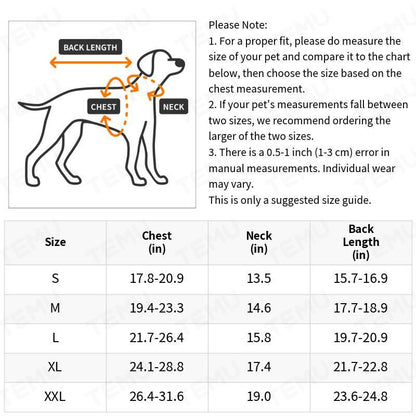 FullLimb Dog Bodysuit with Snow-Resistant Coating - All-Season Winter & Cold Weather Warmth, Adjustable Full-Limb Coverage, Machine Washable, Comfortable & Durable Pet Suit for Small Medium Large Dogs, Easy Pullover Design fo